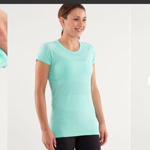 Lululemon Run Swiftly Short Sleeve Menthol
